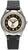 Pulsera de hombre Messerschmitt KR201-S con correa de cuero oscura y esfera redonda