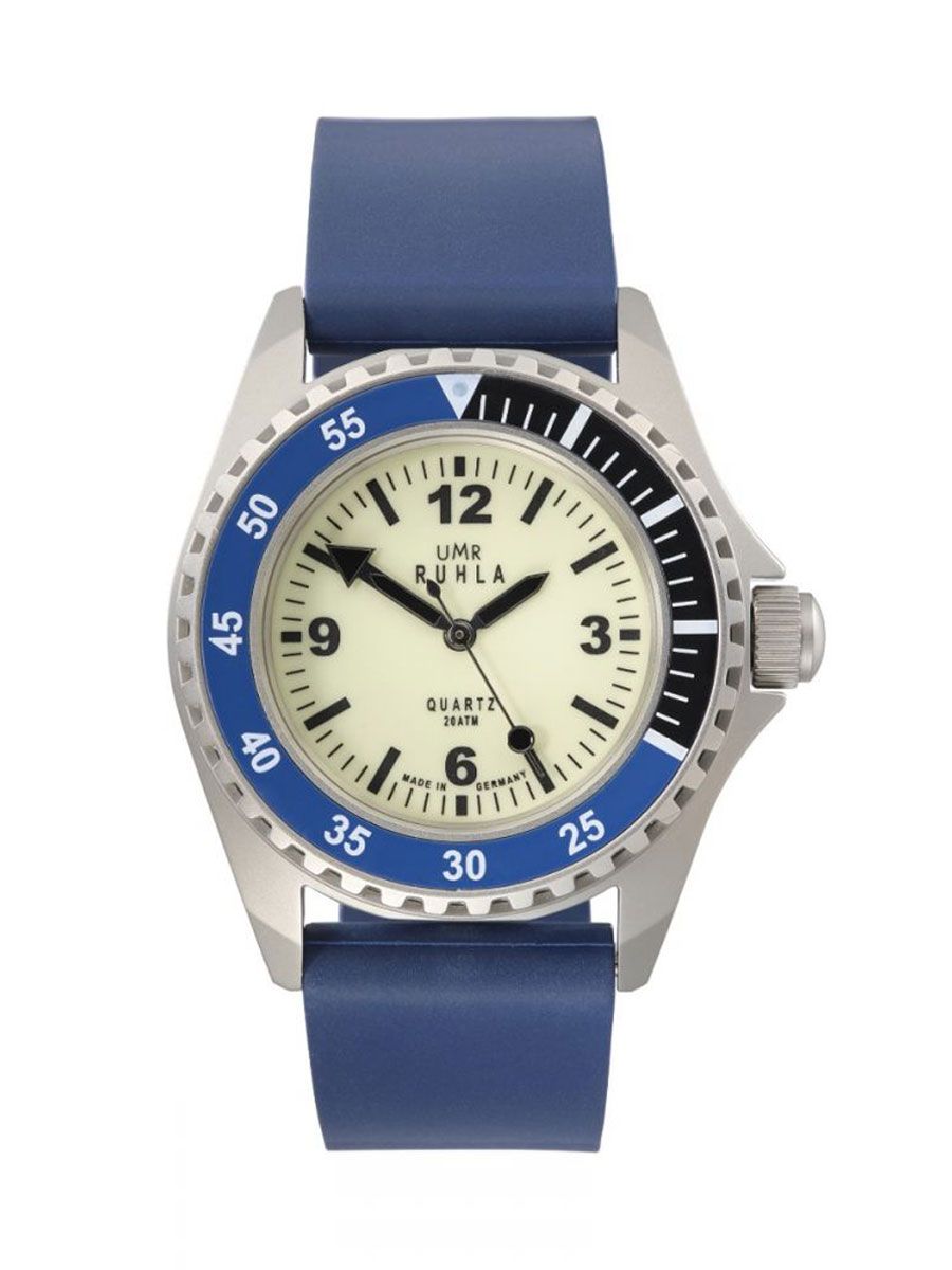 UMR Ruhla Kampfschwimmeruhr KSU1302 Armbanduhr Schwarz • Limitierte Edition 001-499 • Original-Kaliber 13 Quarzwerk
