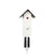 Rombach & Haas Classic SL35-1 Reloj de Pared Blanco • Mecanismo Mecánico de 8 Días • Reloj de Cuco Original de la Selva Negra