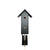 Rombach & Haas Classic SL35-2 Reloj de Pared Negro • Movimiento Mecánico de 8 Días • Reloj de Cuco Original de la Selva Negra