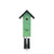 Rombach & Haas Classic SL35-4 Reloj de Pared Verde • Movimiento Mecánico de 8 Días • Cucú Tallado a Mano