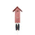 Rombach & Haas Classic SLM3-3 Reloj de Pared Rojo • Movimiento Mecánico 8 Días • Cucú Tallado a Mano