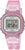 Reloj Casio para mujer, estilo retro con pantalla digital y correa de plástico rosa