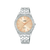 Lorus RG291XX9 Reloj de Señora Rosé • Vidrio Mineral • Brazalete de Acero Inoxidable