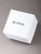 Lorus Uhrenbox aus weißem Karton mit Lorus-Logo