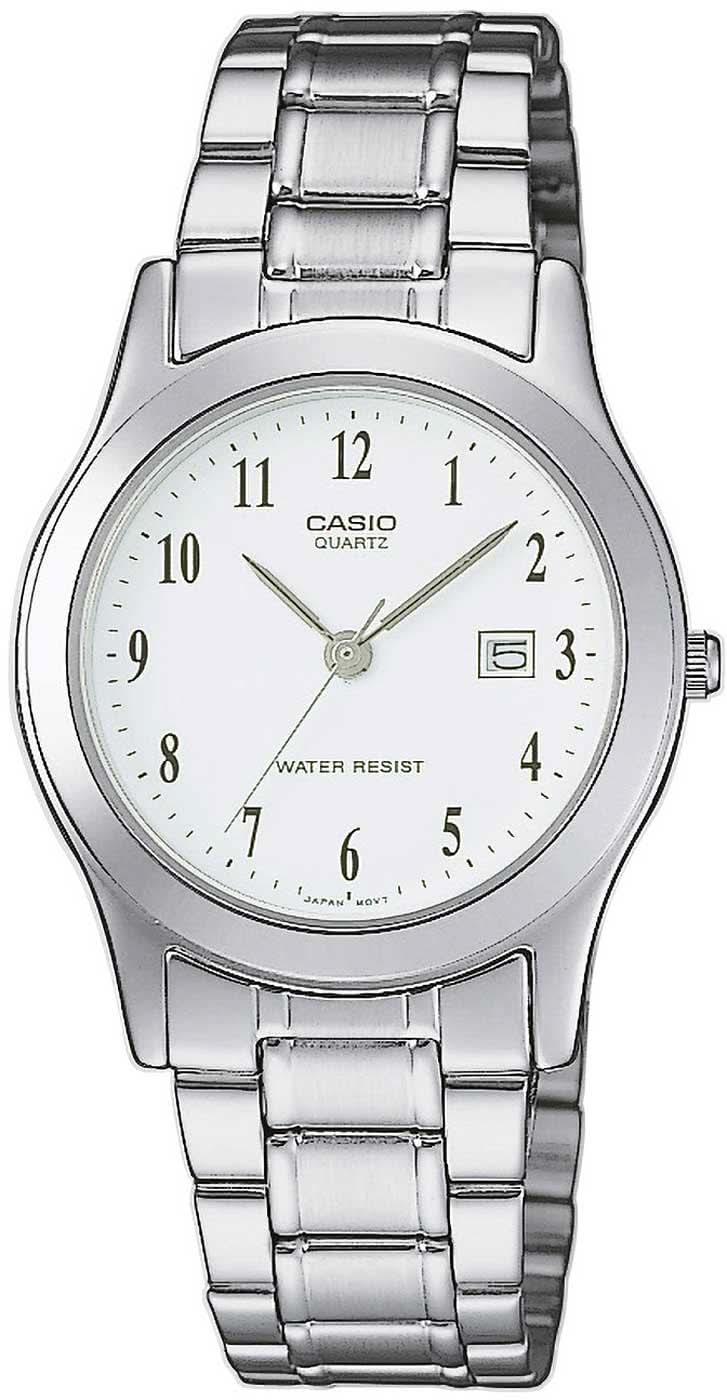 Reloj plateado para mujer con correa de metal, esfera redonda, pantalla analógica y fecha