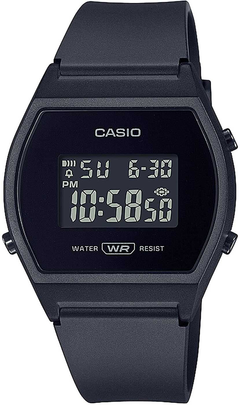 Casio reloj de mujer con pantalla digital y correa de plástico oscuro