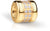 Bering Charm de acero inoxidable, dorado con circonitas cúbicas en fila circular