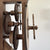 Rombach & Haas Anno 1640 A1640 Reloj de Pared Madera (oscura) • Mecanismo de Ruedas de Madera • Cuerda por Pesas con Foliot