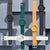 Relojes de mujer en exhibición: naranja, verde, negro y blanco, cada uno con correa de silicona