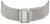 Pulsera de reloj para hombre de malla de acero inoxidable con cierre rectangular