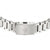 Pulsera de acero inoxidable con cierre, grabado MasterTime en la placa central de la pulsera