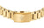 Reloj de mujer con pulsera de metal dorado y cierre ancho