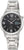 Reloj de mujer con pulsera de acero inoxidable, esfera negra y pantalla