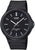 Reloj de pulsera para hombre: esfera negra, correa negra, logo Casio, Water Resist 50M