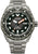 Citizen Promaster NB6004 reloj con correa de titanio y cierre desplegable de seguridad, esfera negra