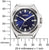 Reloj Citizen Serie 8 para hombre con esfera azul, índices e indicador de fecha a las 3 en punto