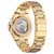 Reloj de hombre con fondo de caja y mecanismo visible en el interior