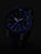 Reloj de buceo para hombre en la oscuridad con índices luminosos y bisel azul