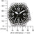 Reloj de pulsera Citizen con esfera negra, ventana de fecha y caja de acero inoxidable