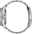 Pulsera de hombre en aspecto de acero inoxidable vista de lado con corona atornillada