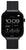 Reloj inteligente unisex con pantalla AMOLED negra y correa de malla gris oscuro
