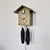 Rombach & Haas LIFE SK34-4 Reloj de Pared Verde • Movimiento Mecánico de 8 Días • Original Reloj de Cuco de la Selva Negra