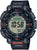 Reloj para hombre con pantalla digital Tough Solar, caja negra y correa textil negra