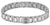 Pulsera de eslabones de acero inoxidable para hombre con cierre magnético, eslabones alargados y logo de BOSS