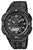 Reloj de pulsera CASIO para hombre, negro, con esfera grande, pantalla híbrida y correa de plástico