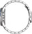 Pulsera de acero inoxidable con cierre y controles laterales