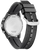 Fondo Citizen Eco-Drive cronógrafo para hombre con correa de caucho negra y relieve