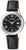 "Reloj de mujer Citizen con esfera negra, números romanos y correa de piel"
