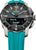 Reloj Festina Connected para hombre con esfera negra, marcadores luminosos y correa turquesa.