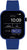 Reloj inteligente unisex con correa de silicona azul y pantalla negra, 10:09 AM