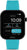 Smartwatch con correa de silicona azul, pantalla redonda y hora digital 10:09.