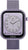 Smartwatch unisex con correa de malla morada, pantalla cuadrada y esfera OPS!