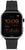 Reloj inteligente unisex con correa de silicona negra, pantalla OPS! 10:09