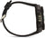 Pulsera de hombre con correa negra, botones laterales y bisel estriado