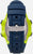 Reloj digital para niño con correa azul, hebilla plateada y pasadores visibles