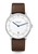 Sternglas Naos Quarz 38mm Damen Armbanduhr Weiß • Minimalistisches Bauhaus-Design • Quarzwerk