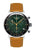 Bauhaus Dessau 2096-4 Herren Armbanduhr Grün • Schweizer Quarz-Chronograph • Mineralglas