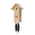 Rombach & Haas Classic SLM3-11 Reloj de Pared Madera Natural • Mecanismo Mecánico de 8 Días • Reloj de Cuco Original de la Selva Negra