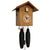 Rombach & Haas LIFE SK34-10 Reloj de Pared Marrón Oscuro • Movimiento Mecánico de 8 Días • Reloj de Cuco Original de la Selva Negra