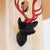 Rombach & Haas CLASSIC SLM3H-11 Reloj de Pared Rojo/Negro/Natural • Movimiento Mecánico de 8 Días • Reloj de Cuco Original de la Selva Negra