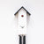 Rombach & Haas Classic SL35-1 Reloj de Pared Blanco • Mecanismo Mecánico de 8 Días • Reloj de Cuco Original de la Selva Negra