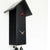Rombach & Haas Classic SL35-2 Reloj de Pared Negro • Movimiento Mecánico de 8 Días • Reloj de Cuco Original de la Selva Negra