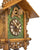 Rombach & Haas Tradition 3421 Reloj de Pared Verde • Movimiento Mecánico de 8 Días • Trabajo de Marquetería Tallado a Mano