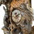 Rombach & Haas Tradition 3550-N Reloj de Pared Madera (oscura) • Movimiento Mecánico 8 Días • Reloj Cucú de la Selva Negra Tallado a Mano