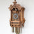 Rombach & Haas TRADITION 4501 Reloj de Pared Madera (oscura) • Movimiento Mecánico de 8 Días • Reloj de Cuco Musical con Mecanismo de Rastrillo